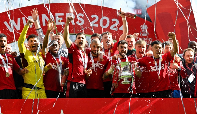 Manchester United lift 13th FA Cup beating Manchester City 2 1 The Week